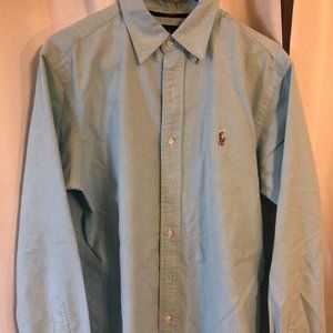 Blue Ralph Lauren Dress Shirt Medium